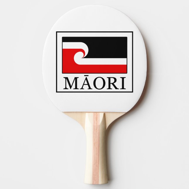 Maori Ping Pong Paddle (Front)