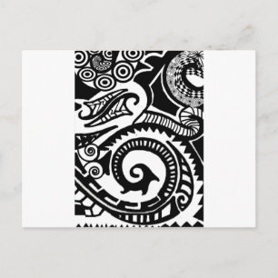 maori postcard