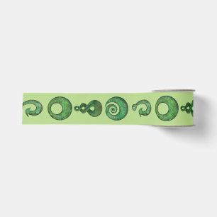 Maori symbols grosgrain ribbon