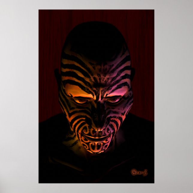 Maori tatoo poster (Front)