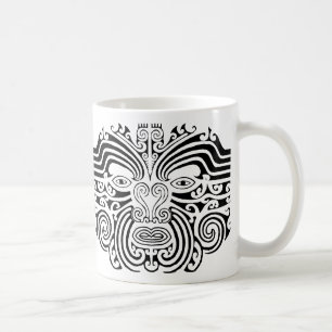 Maori Tattoo - Black and White Coffee Mug