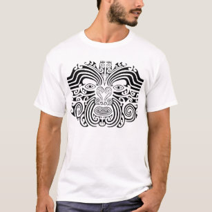 Maori Tattoo - Black and White T-Shirt