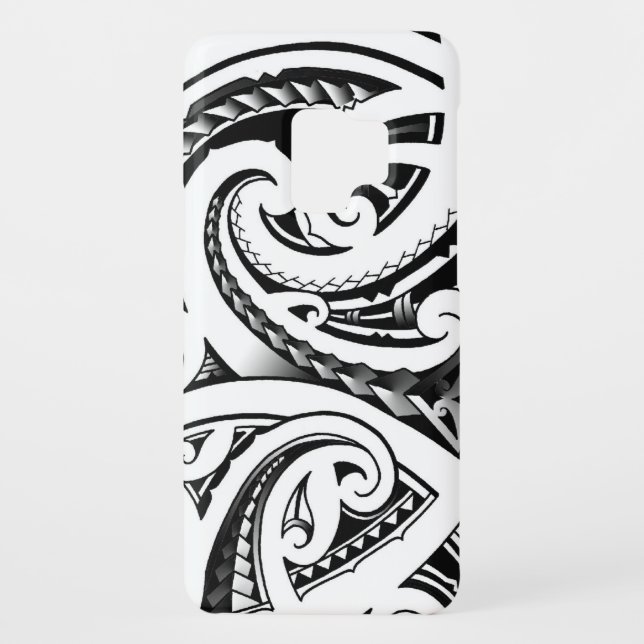 Maori tattoo designs New-Zealand moko Case-Mate Samsung Galaxy Case (Back)