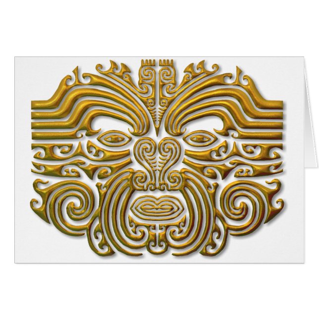 Maori Tattoo - Gold (Front Horizontal)
