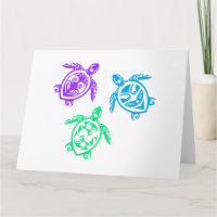 Maori Three Turtles Group Tattoo Gift Idea