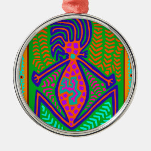 Maori Tribal Birth Mother of the World Metal Tree Decoration