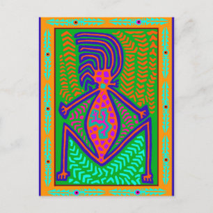 Maori Tribal Birth Mother of the World Postcard