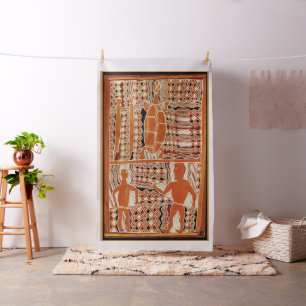 Maori Tribal Designer Fabric
