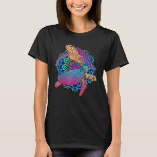 Maori Tribal Mandala Sea Animal Colourful Hawaiian T-Shirt
