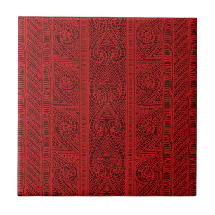 Maori tribal pattern – The Whakairo art of carvi Tile