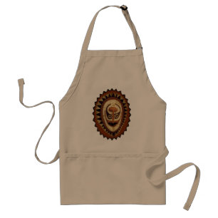 Maori Tribal Ritual Mask Standard Apron