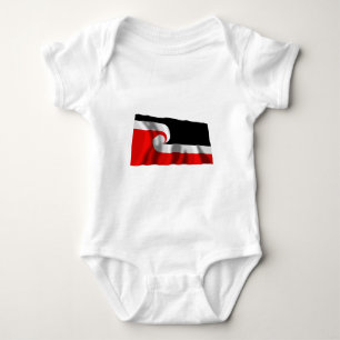 Maori Waving Flag Baby Bodysuit