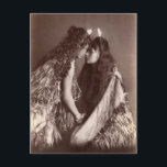 Maori Women, New Zealand Postcard<br><div class="desc">'Maori Women,  New Zealand',  c. 1890-1920,  photograph by Arthur James Iles (1870-1943).</div>