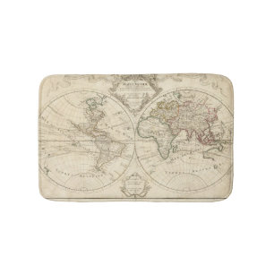 Map 2 bath mat