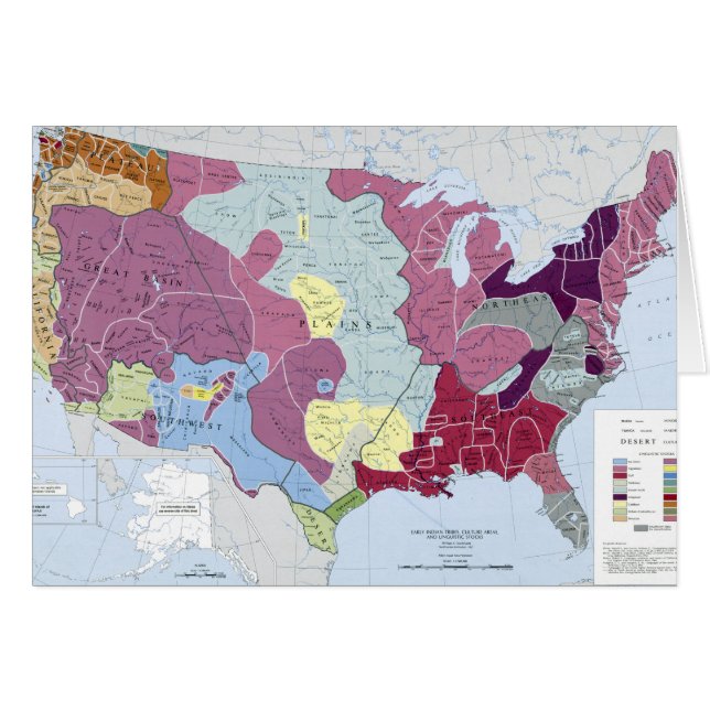 MAP: AMERICAN INDIANS (Front Horizontal)