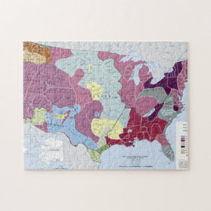 MAP: AMERICAN INDIANS JIGSAW PUZZLE
