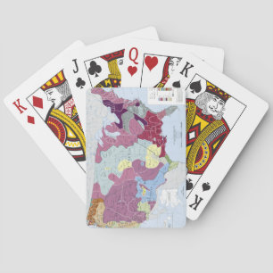 MAP: AMERICAN INDIANS PLAYING CARDS