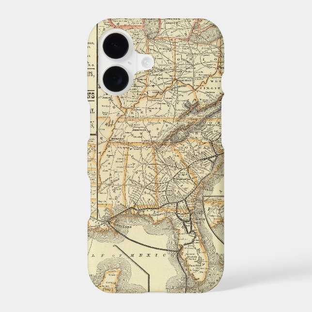 Map Atlantic Coast Line (Back)