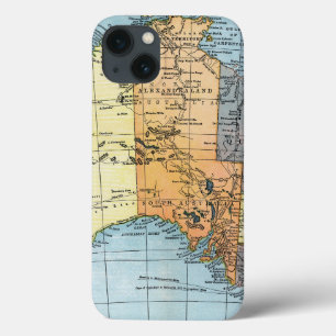 MAP: AUSTRALIA, c1890 iPhone 13 Case