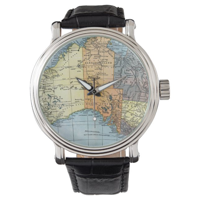 MAP: AUSTRALIA, c1890 Watch (Front)