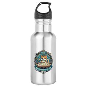 Map Cartography Cat Funny Cat Lover Design - Map C 532 Ml Water Bottle