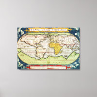 Map charting Sir Francis Drake's