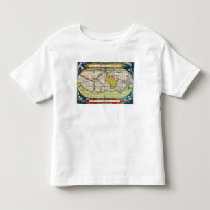 Map charting Sir Francis Drake's Toddler T-Shirt