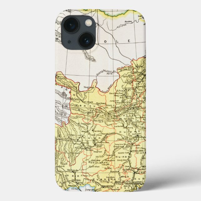 MAP: CHINA, 1910 Case-Mate iPhone CASE (Back)