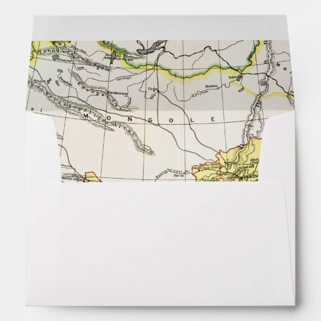 MAP: CHINA, 1910 ENVELOPES (Back (Bottom))