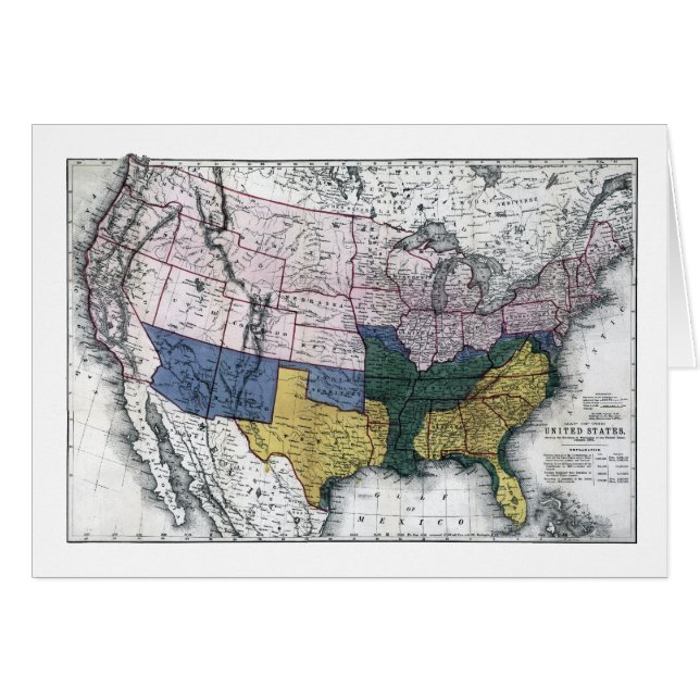 MAP: CIVIL WAR, 1864 (Front Horizontal)