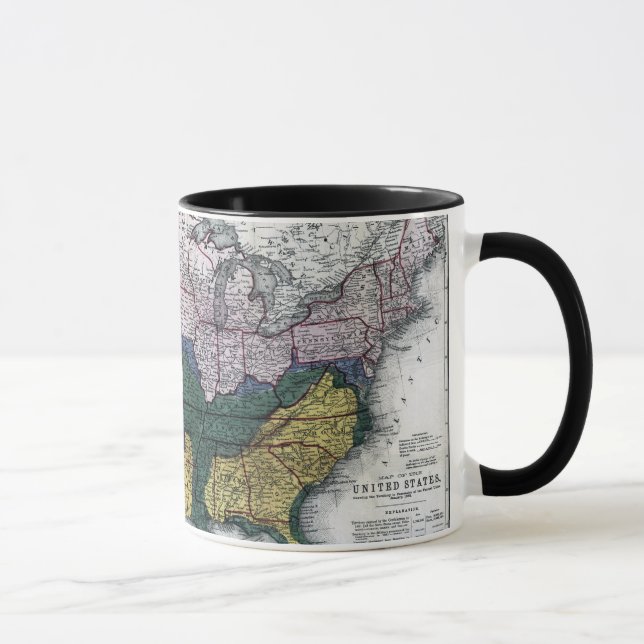 MAP: CIVIL WAR, 1864 MUG (Right)