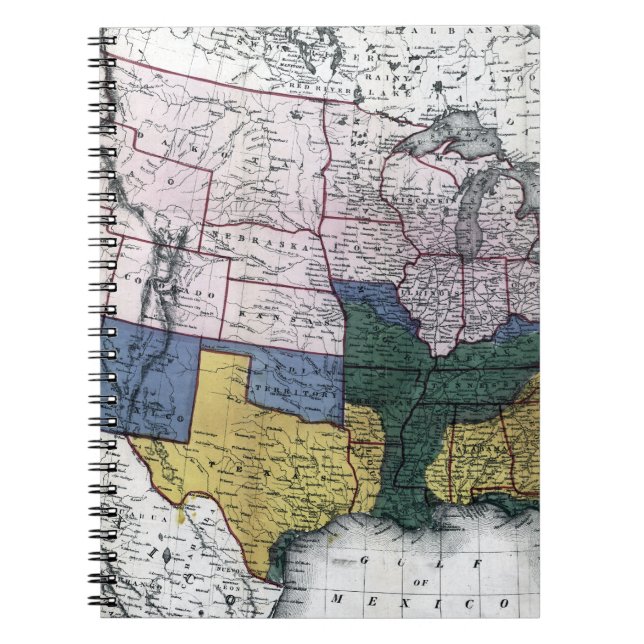 MAP: CIVIL WAR, 1864 NOTEBOOK (Front)
