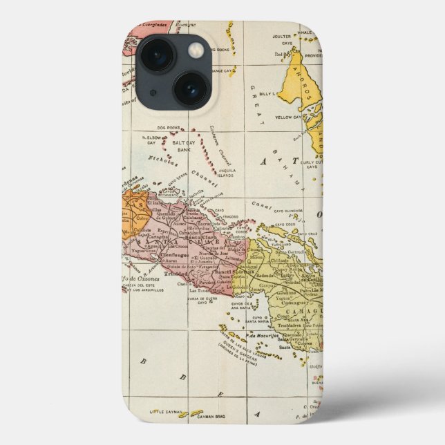MAP: CUBA, 1900 Case-Mate iPhone CASE (Back)