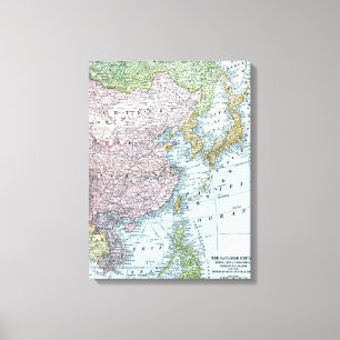 MAP: EAST ASIA, 1907 CANVAS PRINT