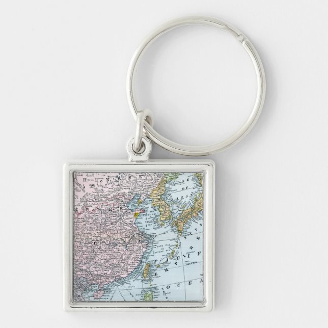 MAP: EAST ASIA, 1907 KEY RING (Front)