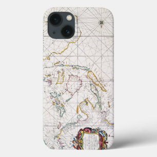 MAP: EAST INDIES, 1670 iPhone 13 CASE