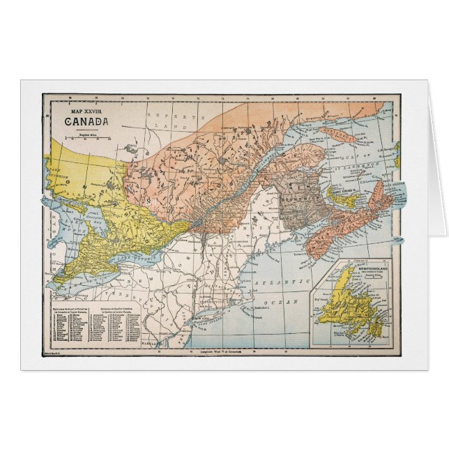 MAP: EASTERN CANADA (Front Horizontal)