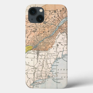 MAP: EASTERN CANADA iPhone 13 CASE