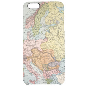 MAP: EUROPE, 1885 CLEAR iPhone 6 PLUS CASE