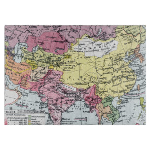 MAP: EUROPE IN ASIA CUTTING BOARD