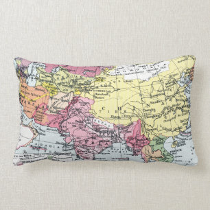 MAP: EUROPE IN ASIA LUMBAR CUSHION