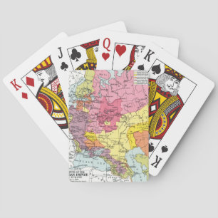 MAP: EXPANSION OF RUSSIA PLAYING CARDS