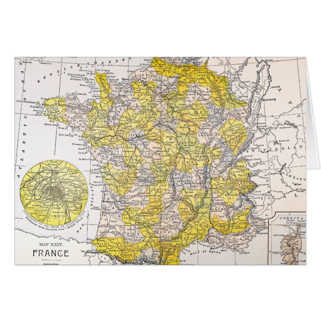 MAP: FRANCE (Front Horizontal)