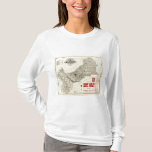 Map Fresno County, California T-Shirt