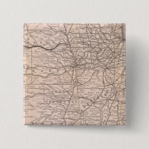 Map Great Western Railway of Canada 15 Cm Square Badge