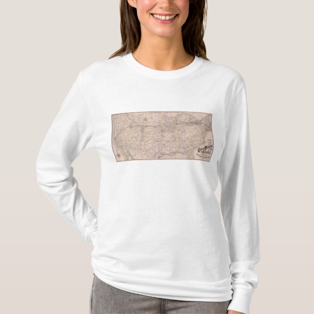 Map Great Western Railway of Canada T-Shirt (Front)