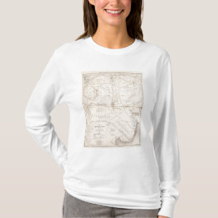 Map, Indian Territory South of the Pampas Region T-Shirt