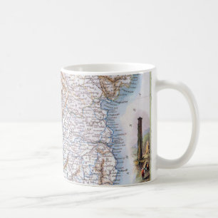 Map: Ireland, 1851 Coffee Mug