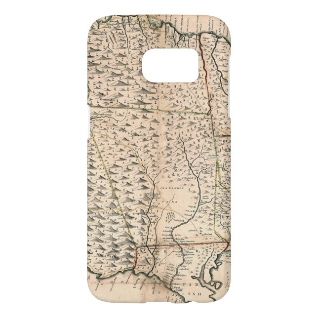 MAP: JAMAICA, 1755 2 Case-Mate SAMSUNG GALAXY CASE (Back)