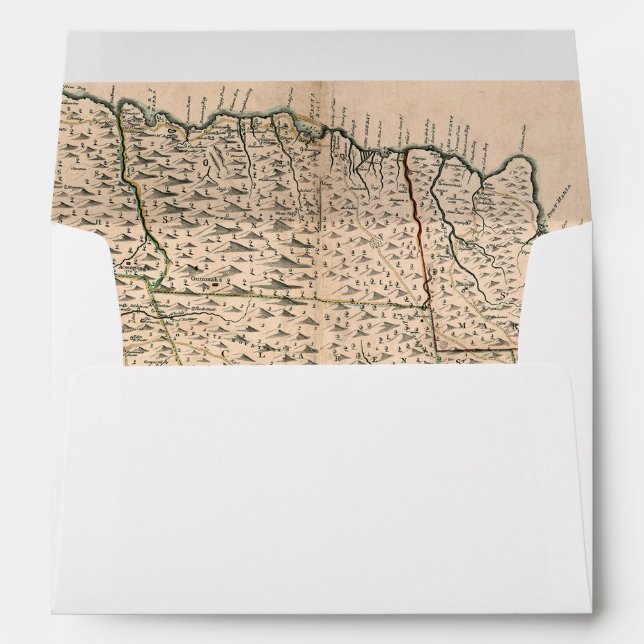 MAP: JAMAICA, 1755 2 ENVELOPES (Back (Bottom))